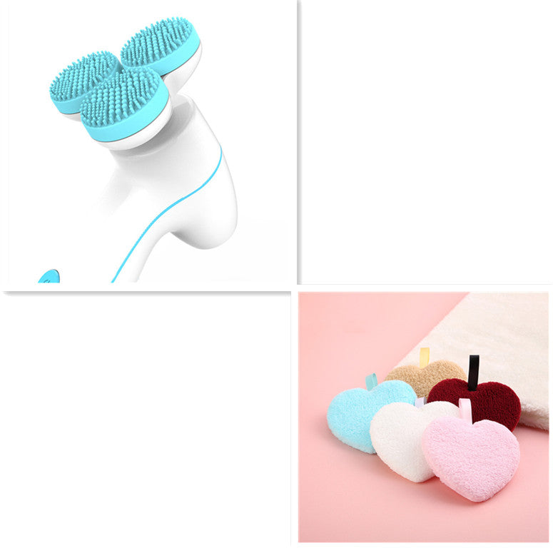 Cepillo Facial Sónico 3D Vexa — Silicona · Limpieza Inteligente