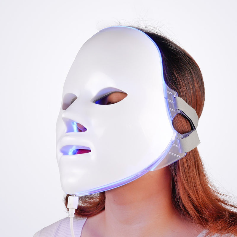 Máscara LED de Silicona 7 Colores Vexa — Fotones · Rostro Completo