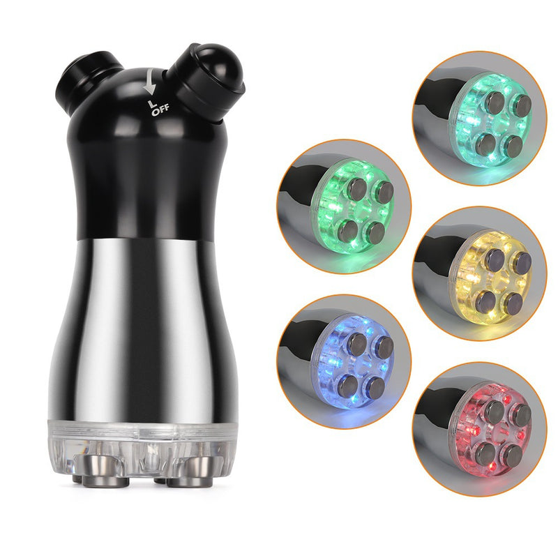 Colores de luz LED del aparato facial