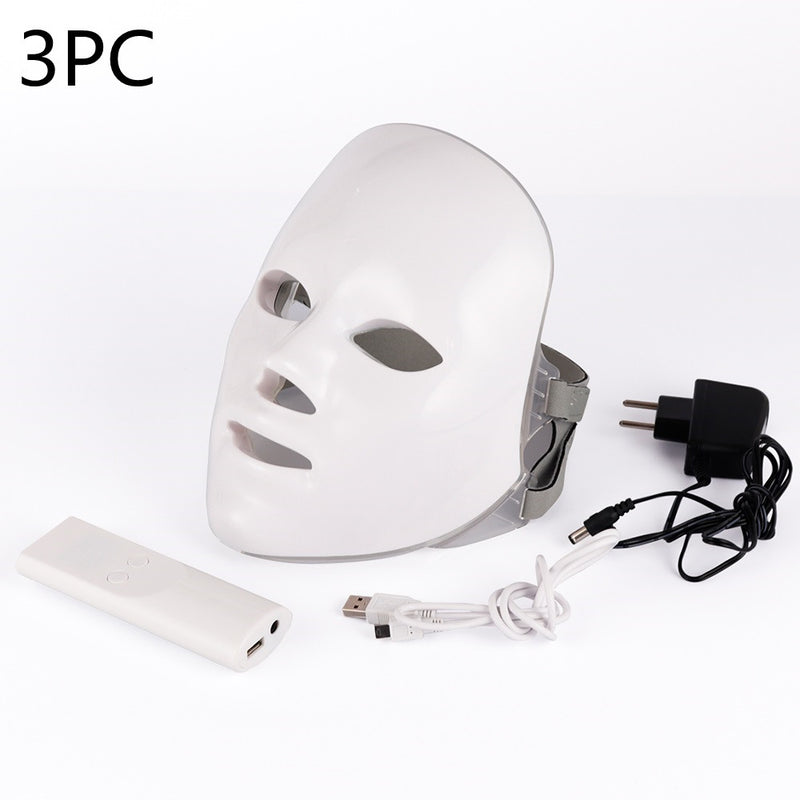 Máscara LED de Silicona 7 Colores Vexa — Fotones · Rostro Completo
