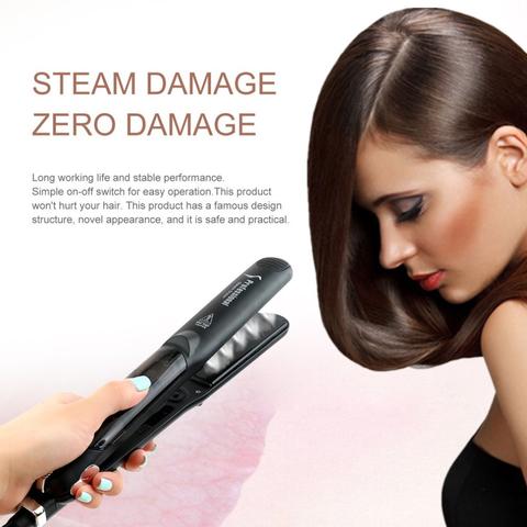 Plancha de Vapor Turmalina Vexa — Liso Profesional que Cuida