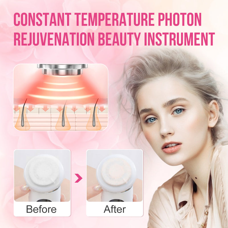 Luz LED del aparato facial