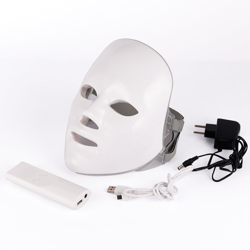 Máscara LED de Silicona 7 Colores Vexa — Fotones · Rostro Completo