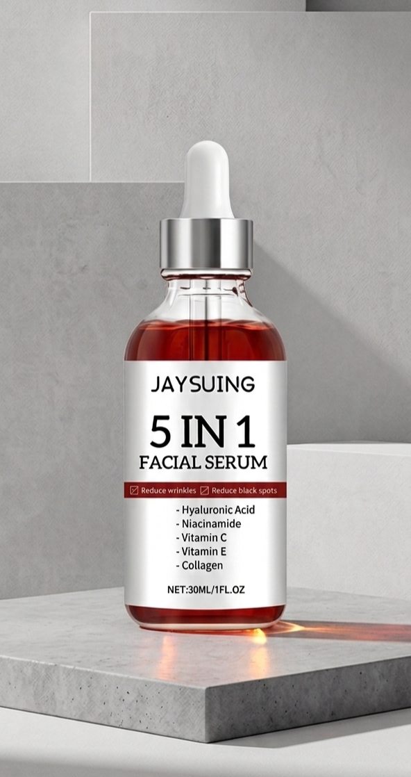 Sérum facial 5 en 1 Vexa con ácido hialurónico, vitamina C y colágeno (30 ml)