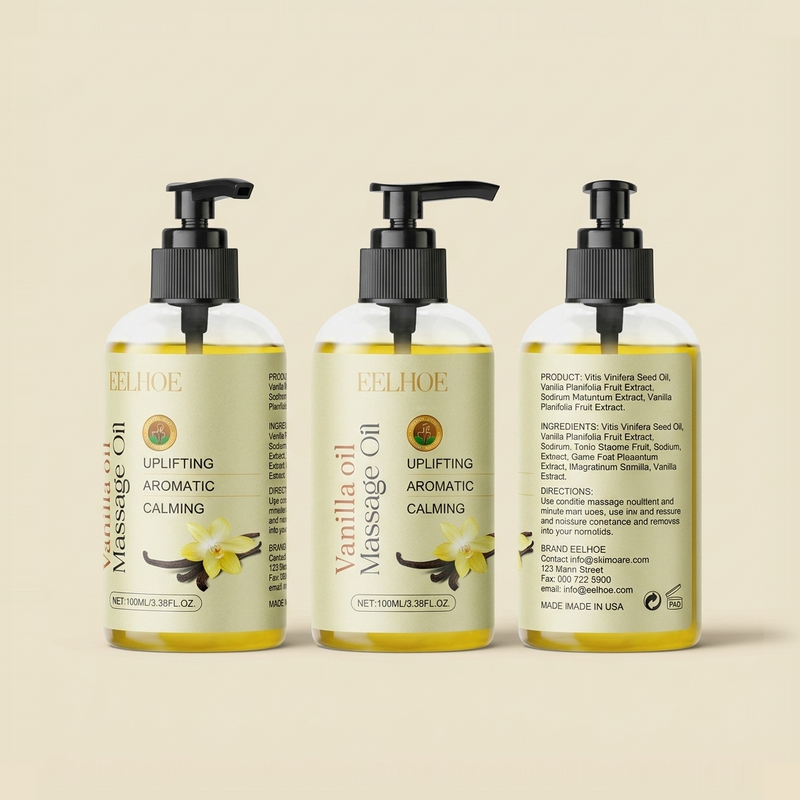Vexa Vanilla Body Oil — Softening & Radiant Glow