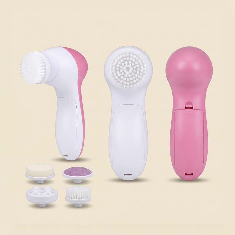 Vexa Spin Facial Cleansing Brush — Deep Clean · 5 Heads