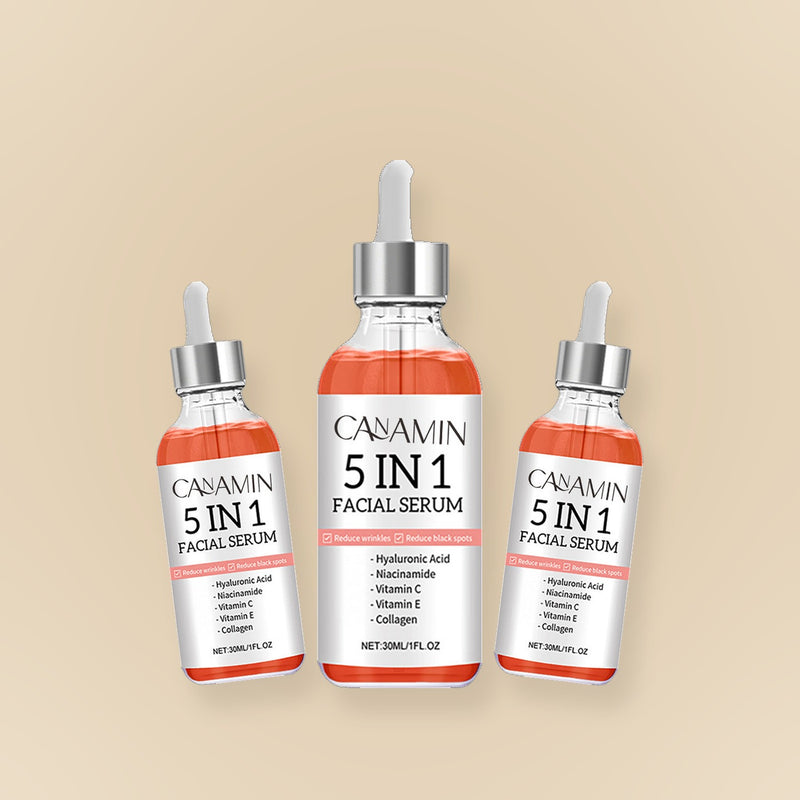 Sérum Facial 5 en 1 — Hialurónico · Niacinamida · Colágeno (30 ml)
