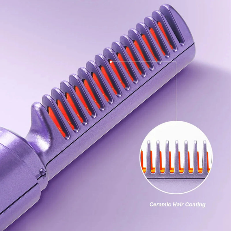 Peine Alisador Iónico Inalámbrico Vexa — Retoques Sin Frizz