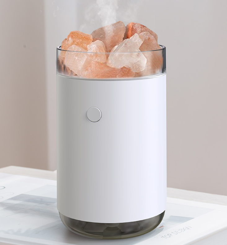Difusor de Aromaterapia Vexa — Piedra de Sal · Luz Cálida