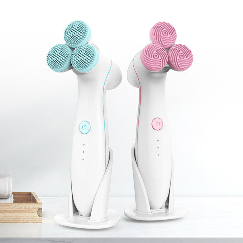 Cepillo Facial Sónico 3D Vexa — Silicona · Limpieza Inteligente