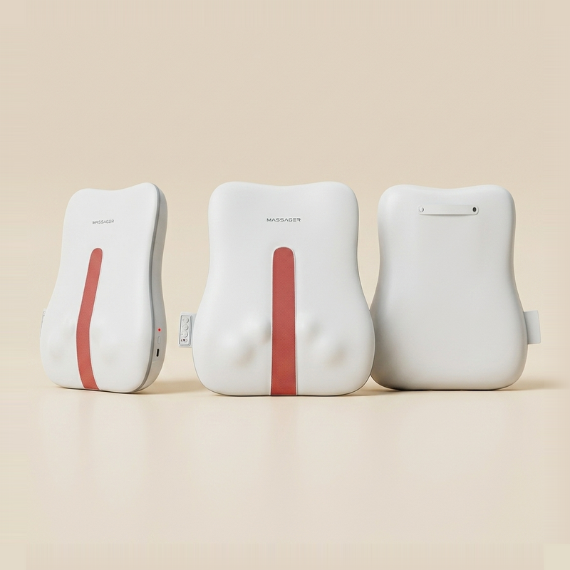 Vexa Shiatsu Back Massager — 3D Kneading · Heat · Cordless
