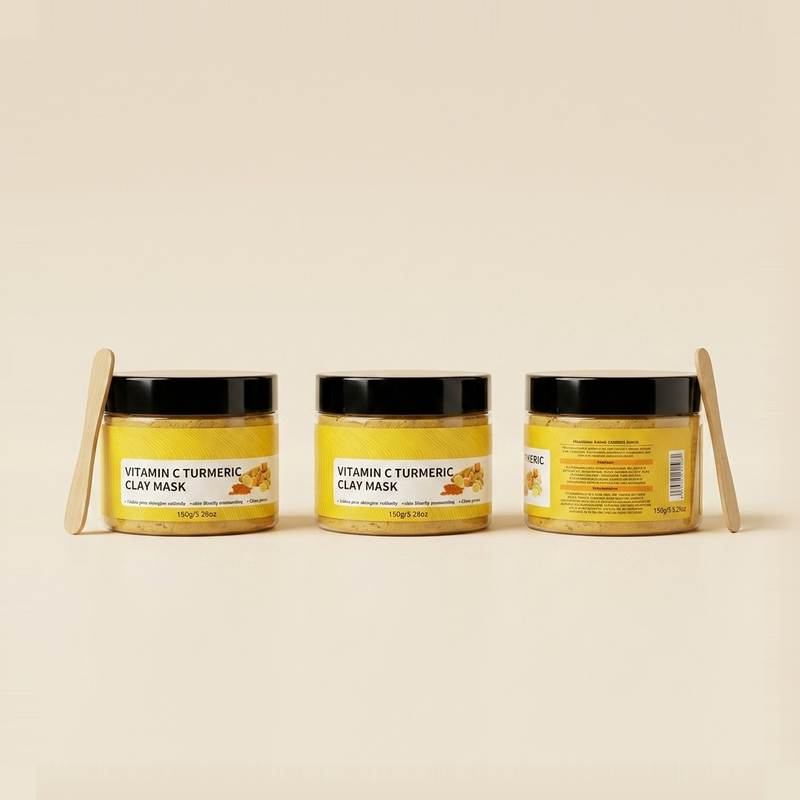 Vexa Turmeric + Vitamin C Clay Mask — Detox · Pores · Glow