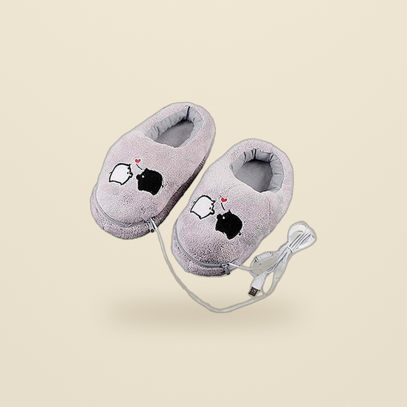 Zapatillas Calientapiés USB