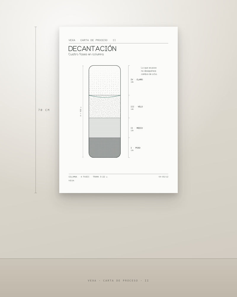 Decantación — Carta de Proceso II