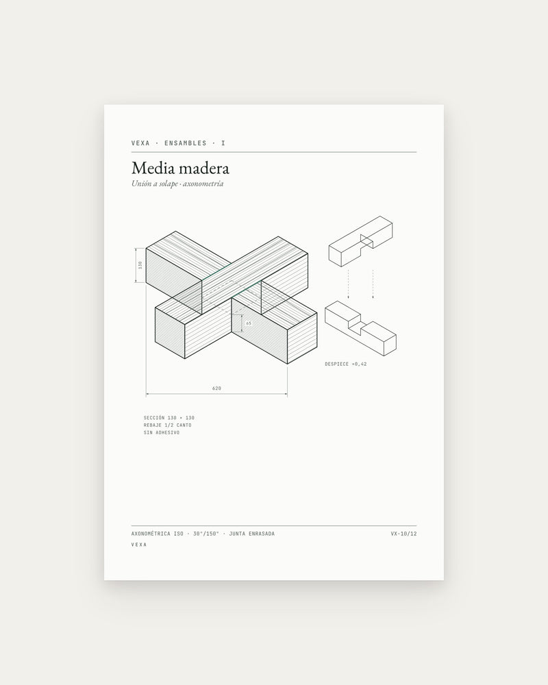 Media madera — la lámina completa